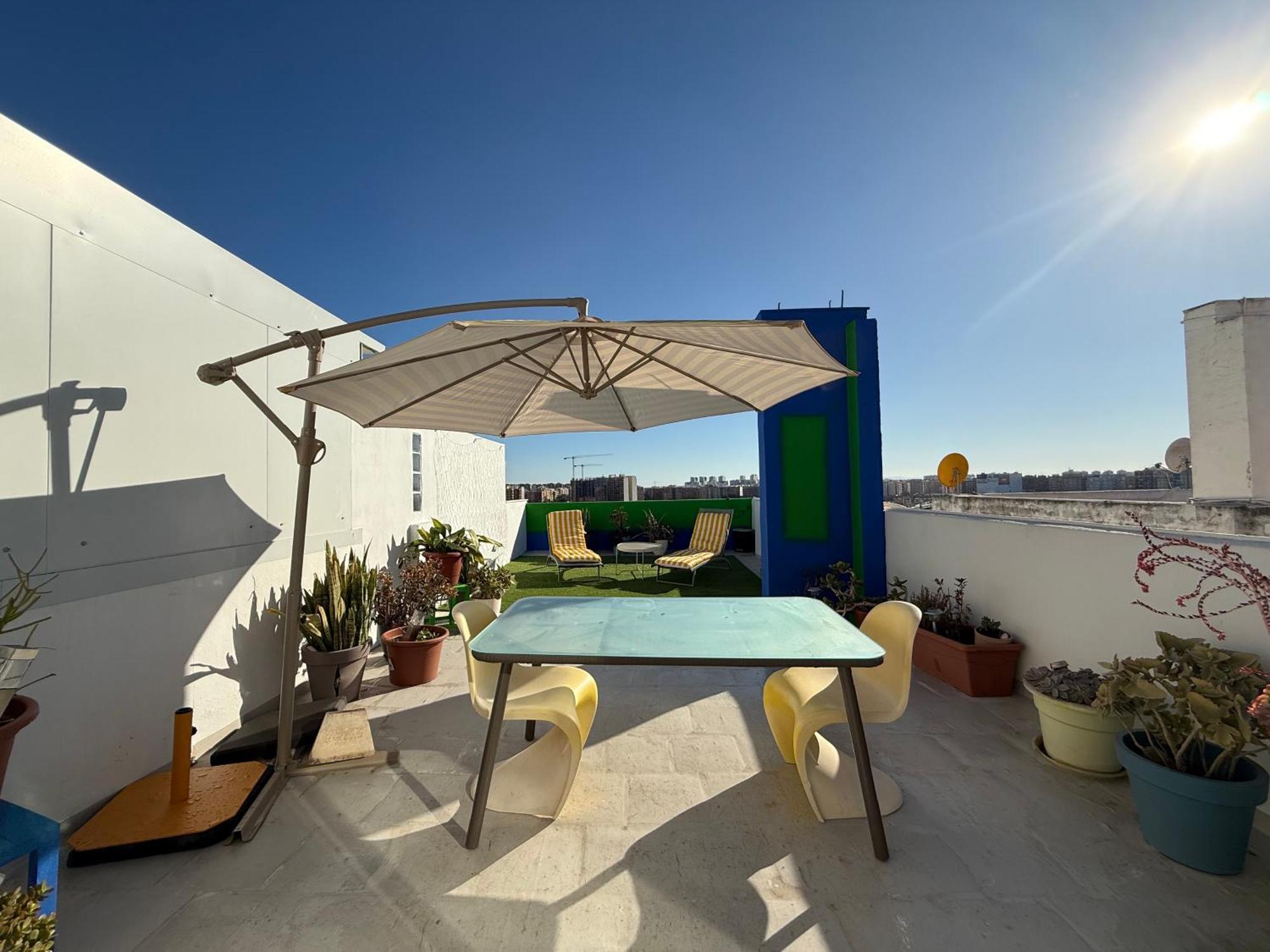 Petite Penthouse With The Sunniest Terrace In Valencia Apartment Luaran gambar