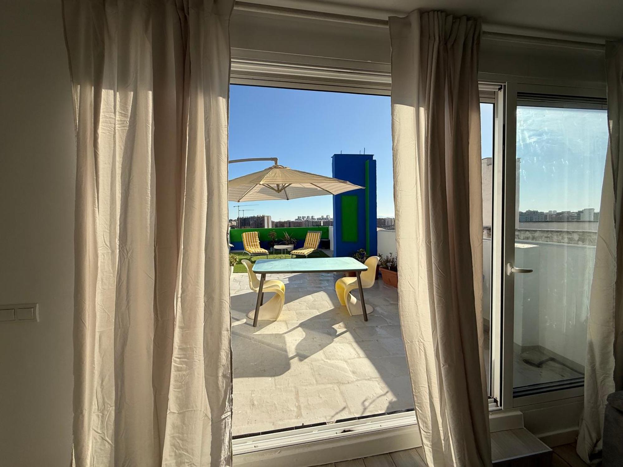 Petite Penthouse With The Sunniest Terrace In Valencia Apartment Luaran gambar
